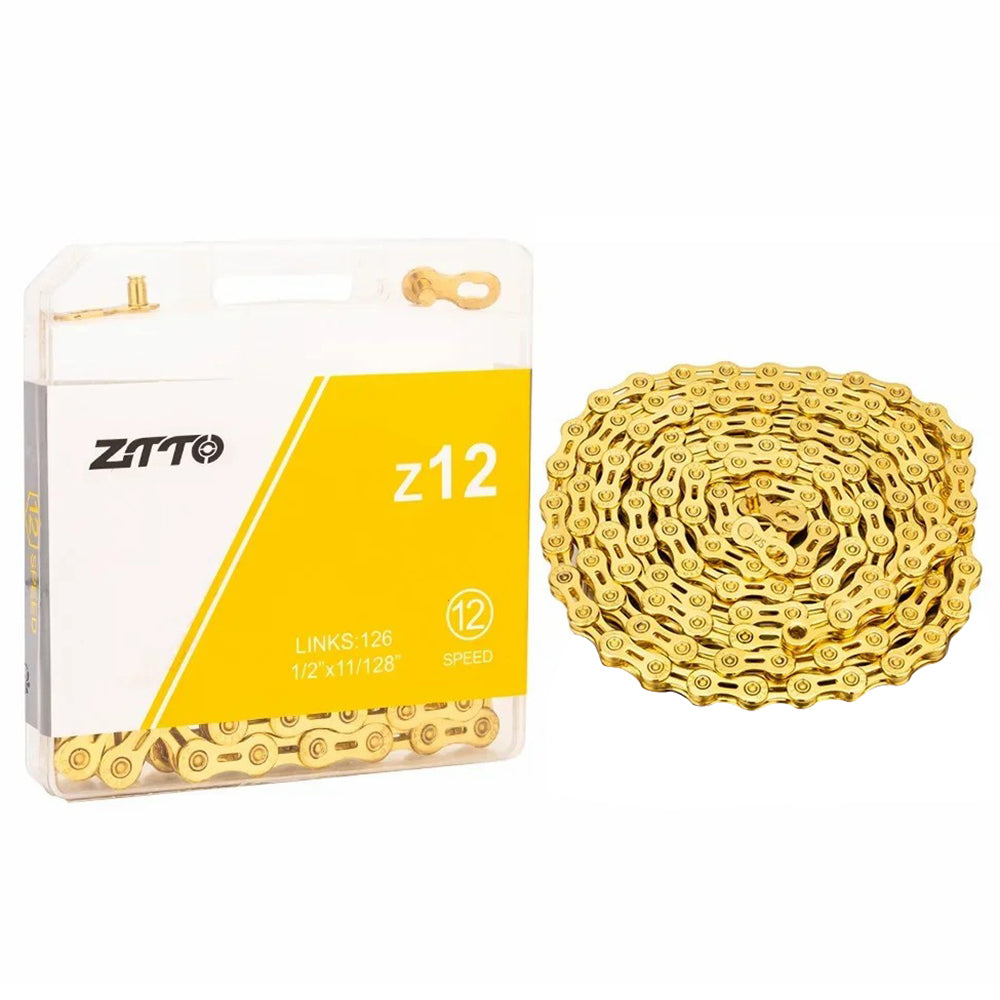 ZTTO Z12 MTB Road Bike Carbon Steel 12 Speed Chain 126 Links for Bicycle ZTTO Z12 MTB Road Bike Carbon Steel 12 Speed Chain 126 Links for Bicycle